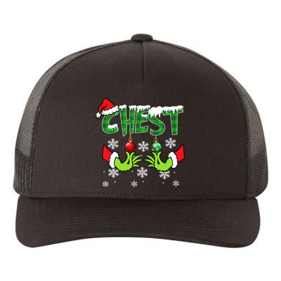 Chest Nuts Matching Chestnuts Christmas Snow Couples Yupoong Adult 5-Panel Trucker Hat