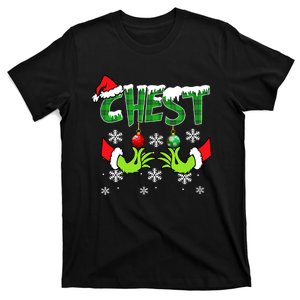 Chest Nuts Matching Chestnuts Christmas Snow Couples T-Shirt