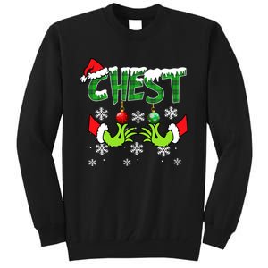 Chest Nuts Matching Chestnuts Christmas Snow Couples Tall Sweatshirt