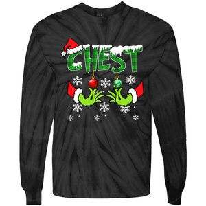 Chest Nuts Matching Chestnuts Christmas Snow Couples Tie-Dye Long Sleeve Shirt