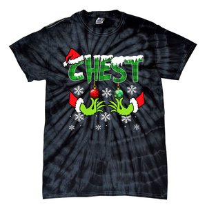 Chest Nuts Matching Chestnuts Christmas Snow Couples Tie-Dye T-Shirt