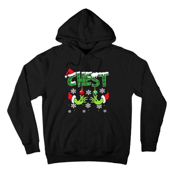 Chest Nuts Matching Chestnuts Christmas Snow Couples Tall Hoodie