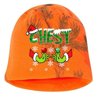 Chest Nuts Matching Chestnuts Christmas Snow Couples Kati - Camo Knit Beanie