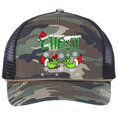 Chest Nuts Matching Chestnuts Christmas Snow Couples Retro Rope Trucker Hat Cap