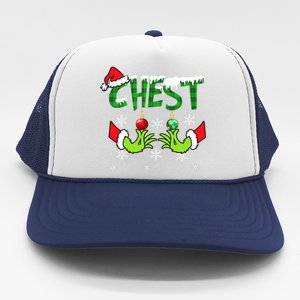 Chest Nuts Matching Chestnuts Christmas Snow Couples Trucker Hat