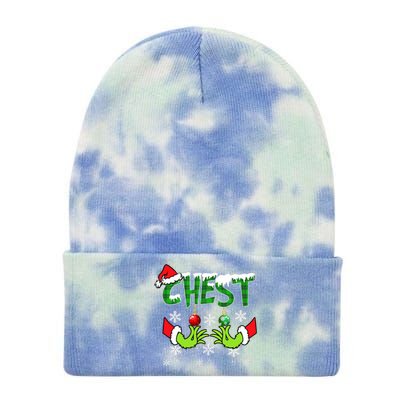 Chest Nuts Matching Chestnuts Christmas Snow Couples Tie Dye 12in Knit Beanie