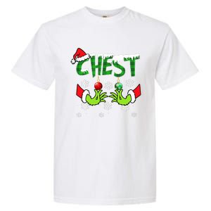 Chest Nuts Matching Chestnuts Christmas Snow Couples Garment-Dyed Heavyweight T-Shirt