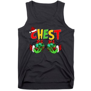 Chest Nuts Matching Chestnuts Funny Christmas Couples Tank Top