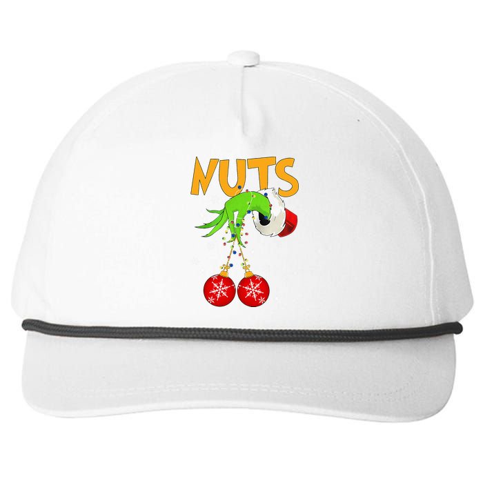 Chest Nuts Matching Chestnuts Christmas Snow Couples Snapback Five-Panel Rope Hat