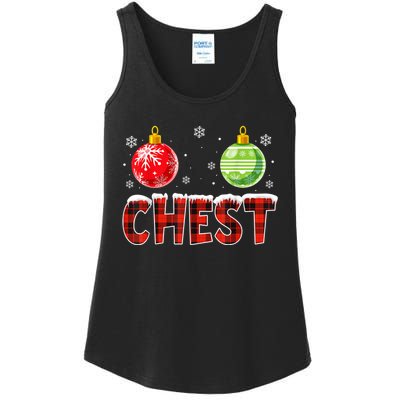 Chest Nuts Matching Chestnuts Funny Christmas Couples Chest Ladies Essential Tank