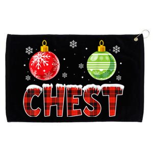 Chest Nuts Matching Chestnuts Funny Christmas Couples Chest Grommeted Golf Towel