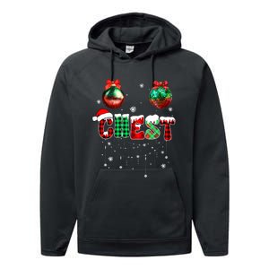 Chest Nuts Matching Chestnuts Funny Christmas Couples Performance Fleece Hoodie