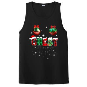 Chest Nuts Matching Chestnuts Funny Christmas Couples PosiCharge Competitor Tank