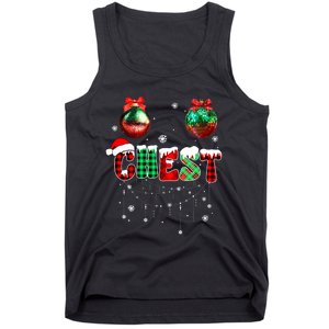 Chest Nuts Matching Chestnuts Funny Christmas Couples Tank Top