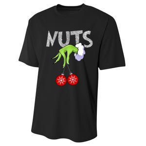 Chest Nuts Matching Chestnuts Xmas Christmas Couples Performance Sprint T-Shirt