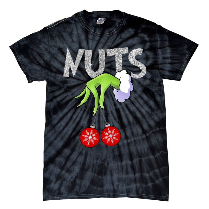 Chest Nuts Matching Chestnuts Xmas Christmas Couples Tie-Dye T-Shirt