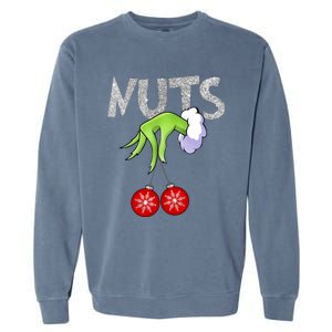 Chest Nuts Matching Chestnuts Xmas Christmas Couples Garment-Dyed Sweatshirt