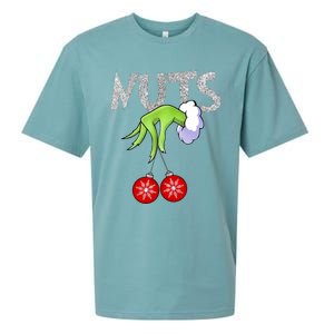 Chest Nuts Matching Chestnuts Xmas Christmas Couples Sueded Cloud Jersey T-Shirt