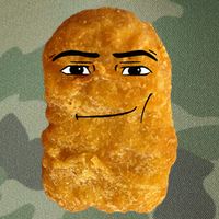 Chicken Nugget Meme Legacy Tie Dye Trucker Hat