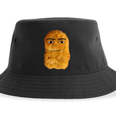 Chicken Nugget Meme Sustainable Bucket Hat