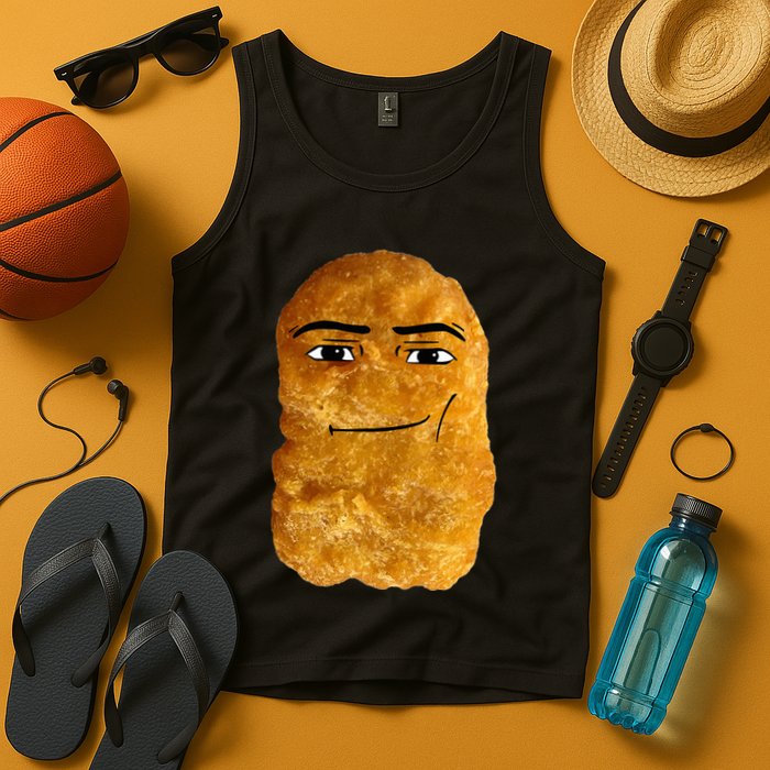 Chicken Nugget Meme Tank Top