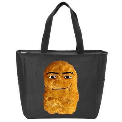 Chicken Nugget Meme Zip Tote Bag