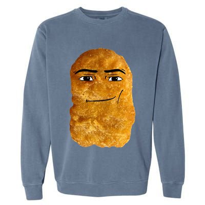 Chicken Nugget Meme Garment-Dyed Sweatshirt