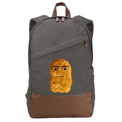 Chicken Nugget Meme Cotton Canvas Backpack