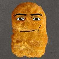 Chicken Nugget Meme Cotton Canvas Backpack