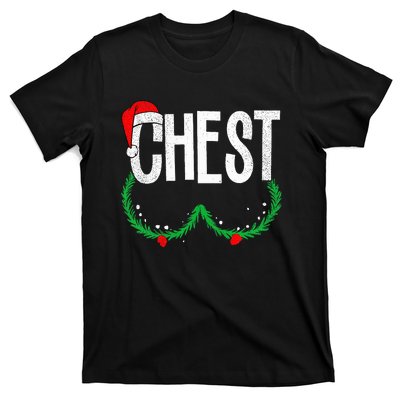 Chest Nuts Matching Chestnuts Funny Christmas Couples Chest T-Shirt