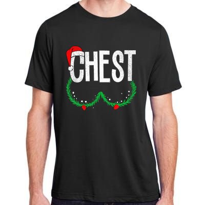 Chest Nuts Matching Chestnuts Funny Christmas Couples Chest Adult ChromaSoft Performance T-Shirt