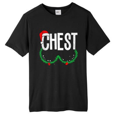 Chest Nuts Matching Chestnuts Funny Christmas Couples Chest Tall Fusion ChromaSoft Performance T-Shirt