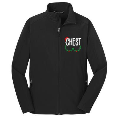 Chest Nuts Matching Chestnuts Funny Christmas Couples Chest Core Soft Shell Jacket