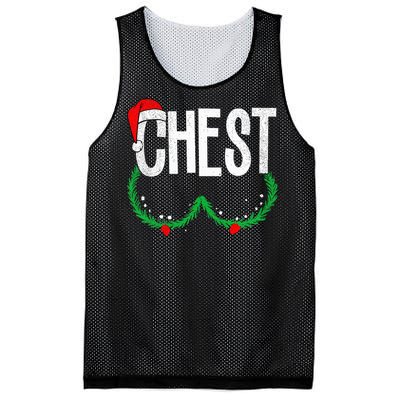 Chest Nuts Matching Chestnuts Funny Christmas Couples Chest Mesh Reversible Basketball Jersey Tank