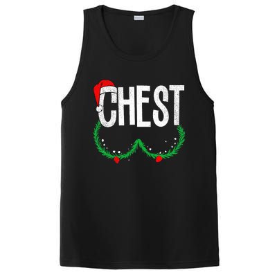 Chest Nuts Matching Chestnuts Funny Christmas Couples Chest PosiCharge Competitor Tank