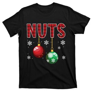 Chest Nuts Matching Chestnuts Funny Christmas Couples Xmas T-Shirt