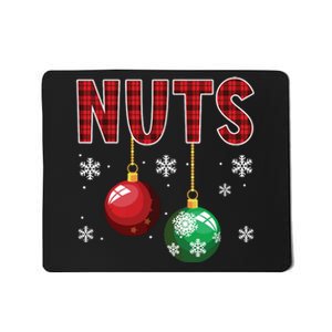 Chest Nuts Matching Chestnuts Funny Christmas Couples Xmas Mousepad