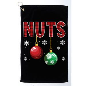 Chest Nuts Matching Chestnuts Funny Christmas Couples Xmas Platinum Collection Golf Towel