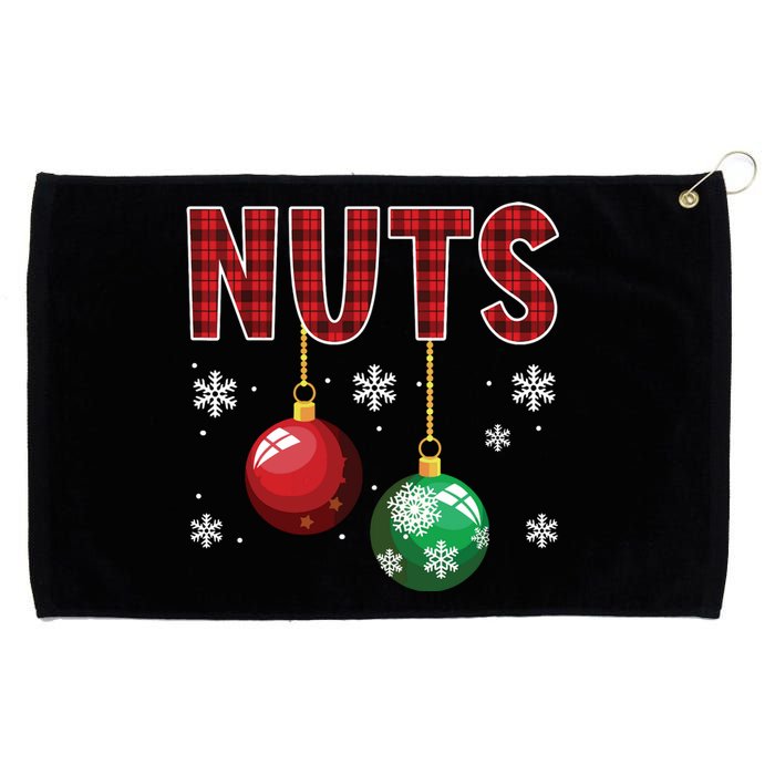 Chest Nuts Matching Chestnuts Funny Christmas Couples Xmas Grommeted Golf Towel