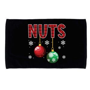 Chest Nuts Matching Chestnuts Funny Christmas Couples Xmas Microfiber Hand Towel