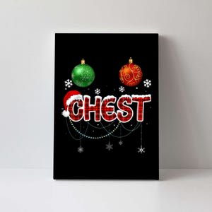 Chest Nuts Matching Chestnuts Funny Canvas