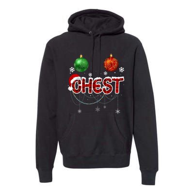 Chest Nuts Matching Chestnuts Funny Premium Hoodie