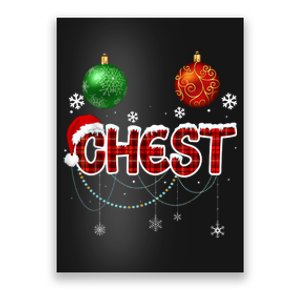 Chest Nuts Matching Chestnuts Funny Poster