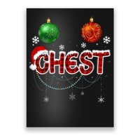 Chest Nuts Matching Chestnuts Funny Poster