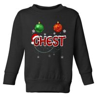 Chest Nuts Matching Chestnuts Funny Toddler Sweatshirt