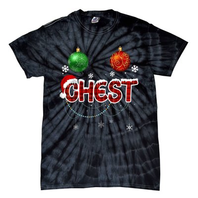 Chest Nuts Matching Chestnuts Funny Tie-Dye T-Shirt