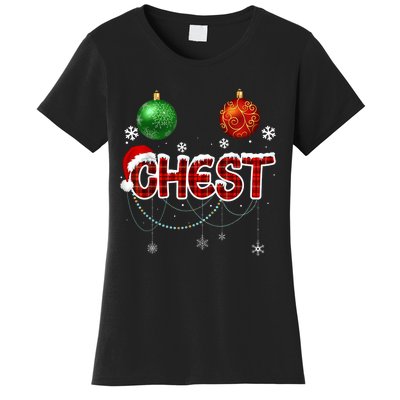 Chest Nuts Matching Chestnuts Funny Women's T-Shirt