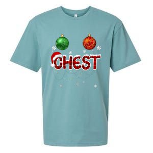 Chest Nuts Matching Chestnuts Funny Sueded Cloud Jersey T-Shirt