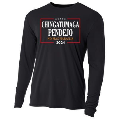 Chingatumaga No Mas Naranja 2024 Election Cooling Performance Long Sleeve Crew