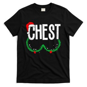 Chest Nuts Matching Chestnuts Funny Christmas Couples Chest T-Shirt